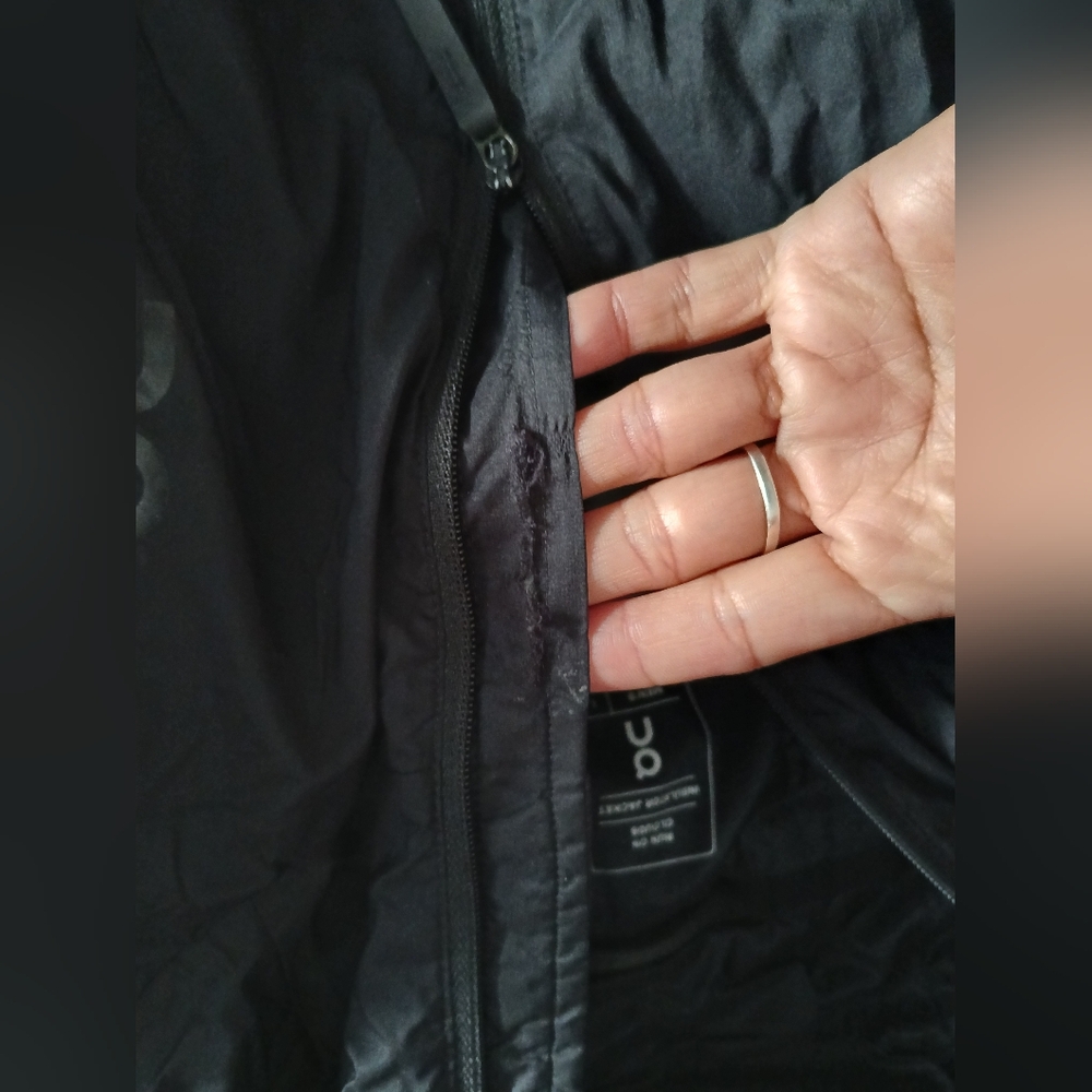 Men's Black Hooded Raincoat - Picture 5 of 6